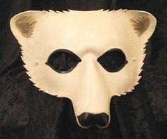 Polar Bear Leather Masks